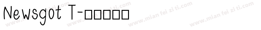 Newsgot T字体转换